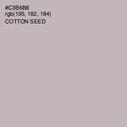 #C3B6B8 - Cotton Seed Color Image